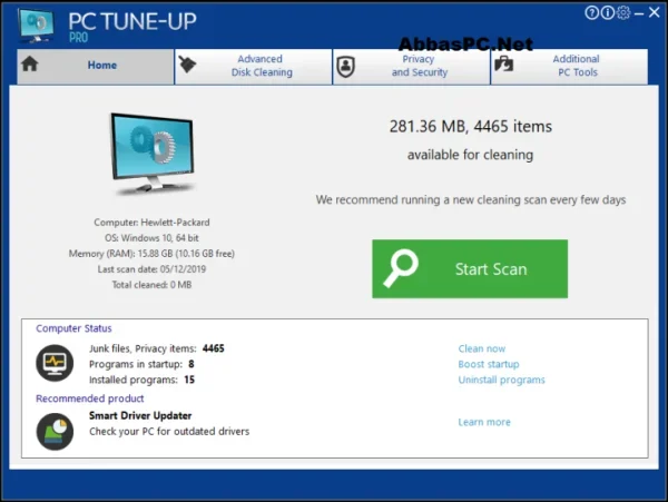 Large Software PC Tune-Up Pro Crack